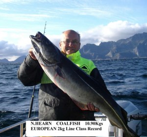 Coalfish 2 kg record   