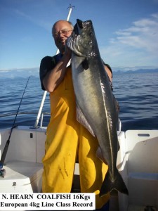 Coalfish 4kg Record   